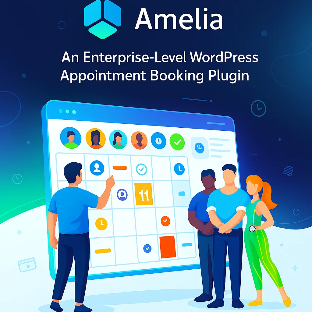 Amelia v9.1 WordPress Plugin para gestión de reservas