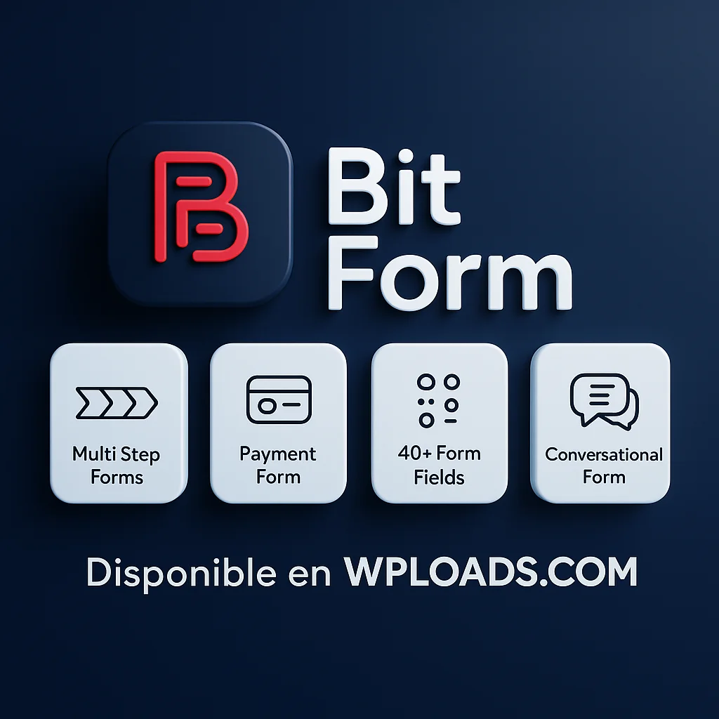 Bit Form Pro v2.13.9 WP Plugin - Plugin de formulario avanzado para WordPress