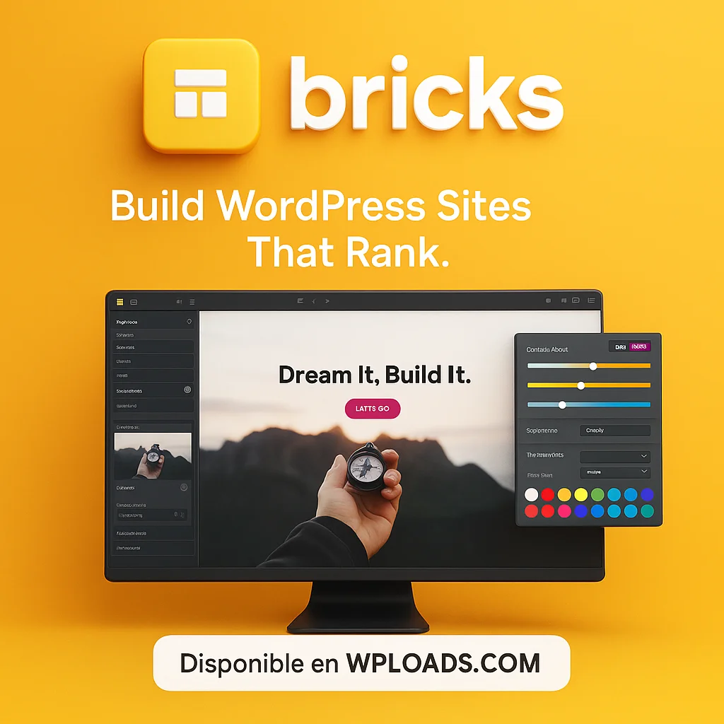 Bricks v2.1.3 - Constructor de sitios web para WordPress
