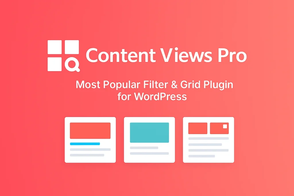 Content Views Pro 7.2.2 - Plugin de WordPress para crear vistas personalizadas