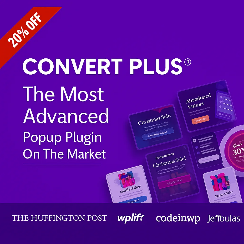 ConvertPlus v3.6.1 WordPress Plugin para optimización de conversiones