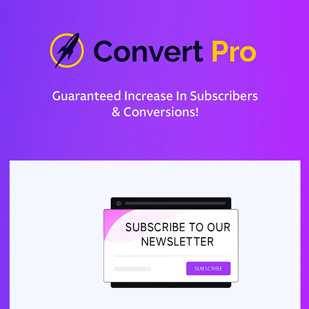 ConvertPro v1.8.8 Plugin para optimización de conversiones en WordPress