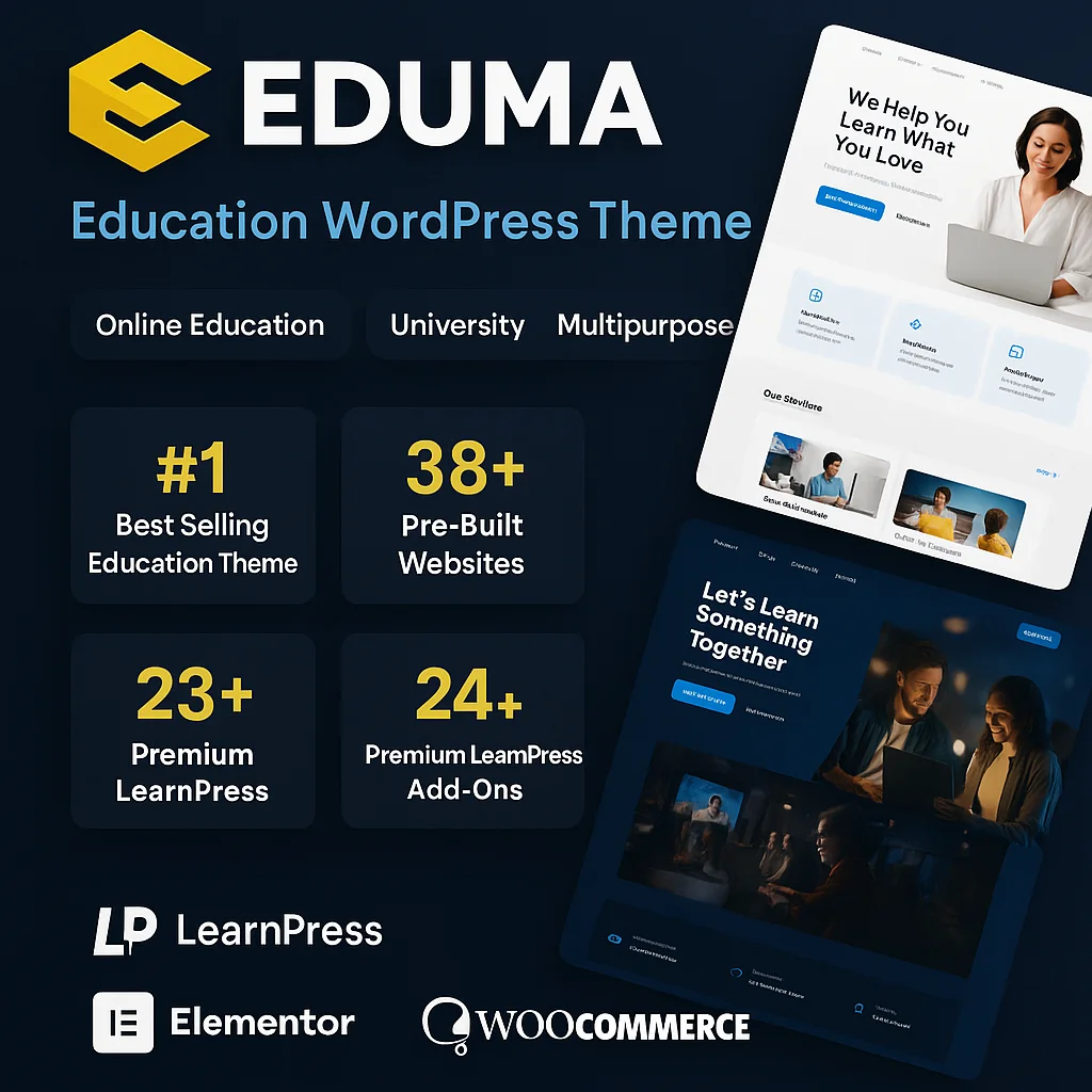 Eduma v5.8.2 WordPress Theme - Tema educativo versátil para WordPress