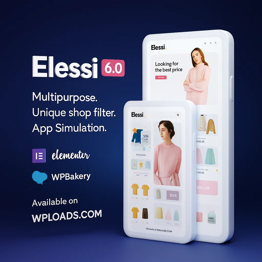 Elessi v6.5.2 WordPress Theme - Tema moderno y responsive para tiendas en línea