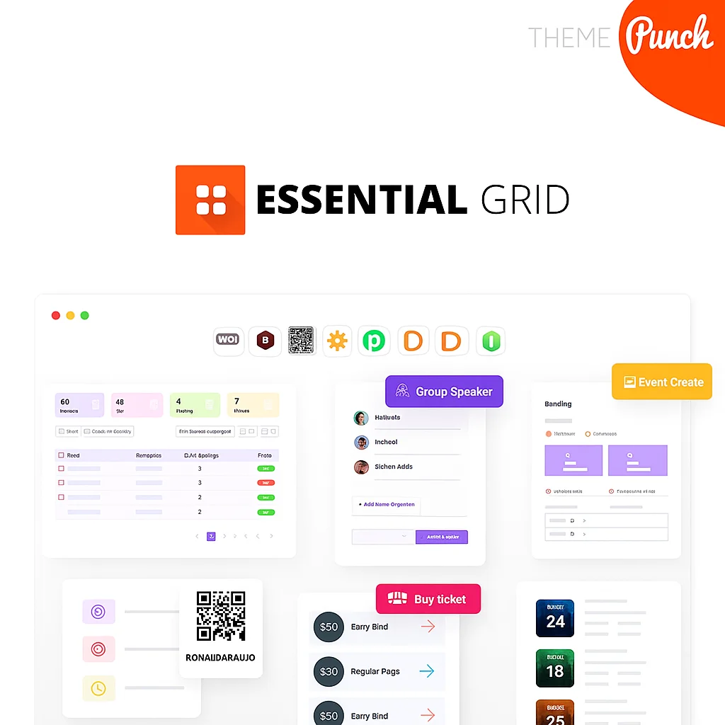 Essential Grid v3.1.10 - Plugin de WordPress para crear cuadrículas de contenido personalizables