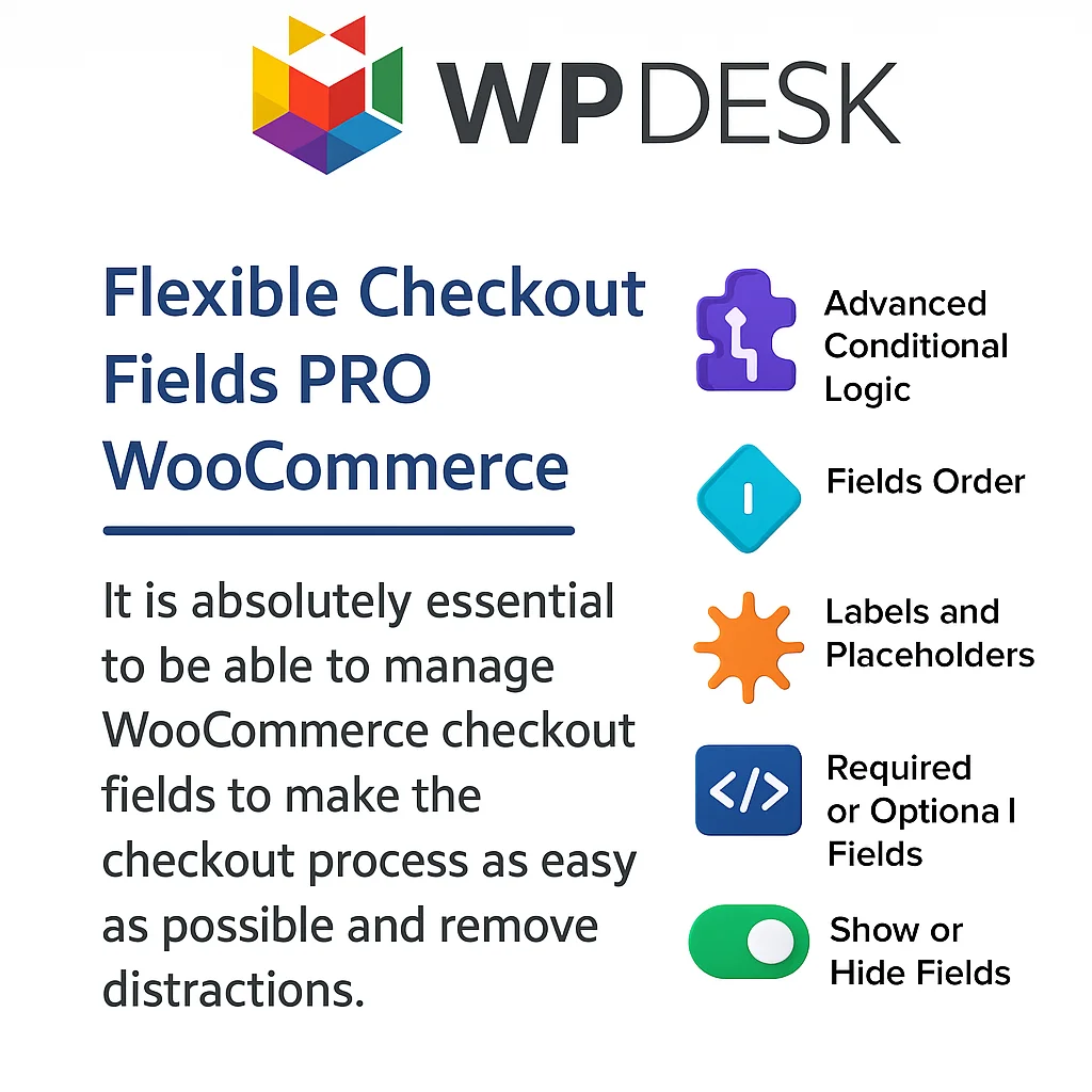 Flexible Checkout Fields PRO v4.0.25 Plugin para personalizar campos de pago en WooCommerce