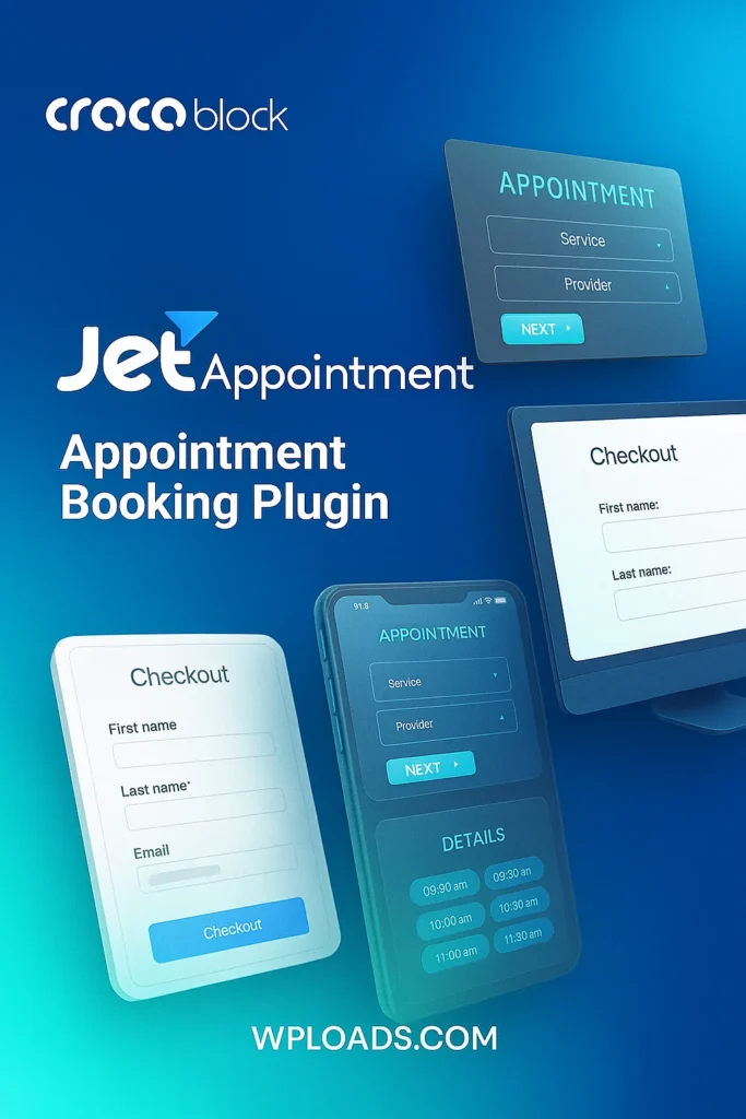 JetAppointments v2.3.1 WordPress Plugin para gestión de citas