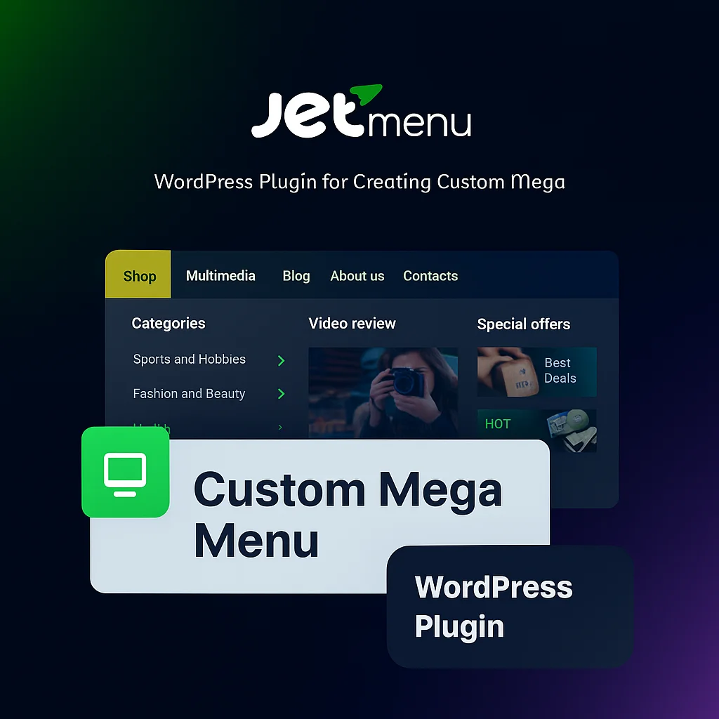 JetMenu v2.4.18 Plugin de WordPress para menús avanzados