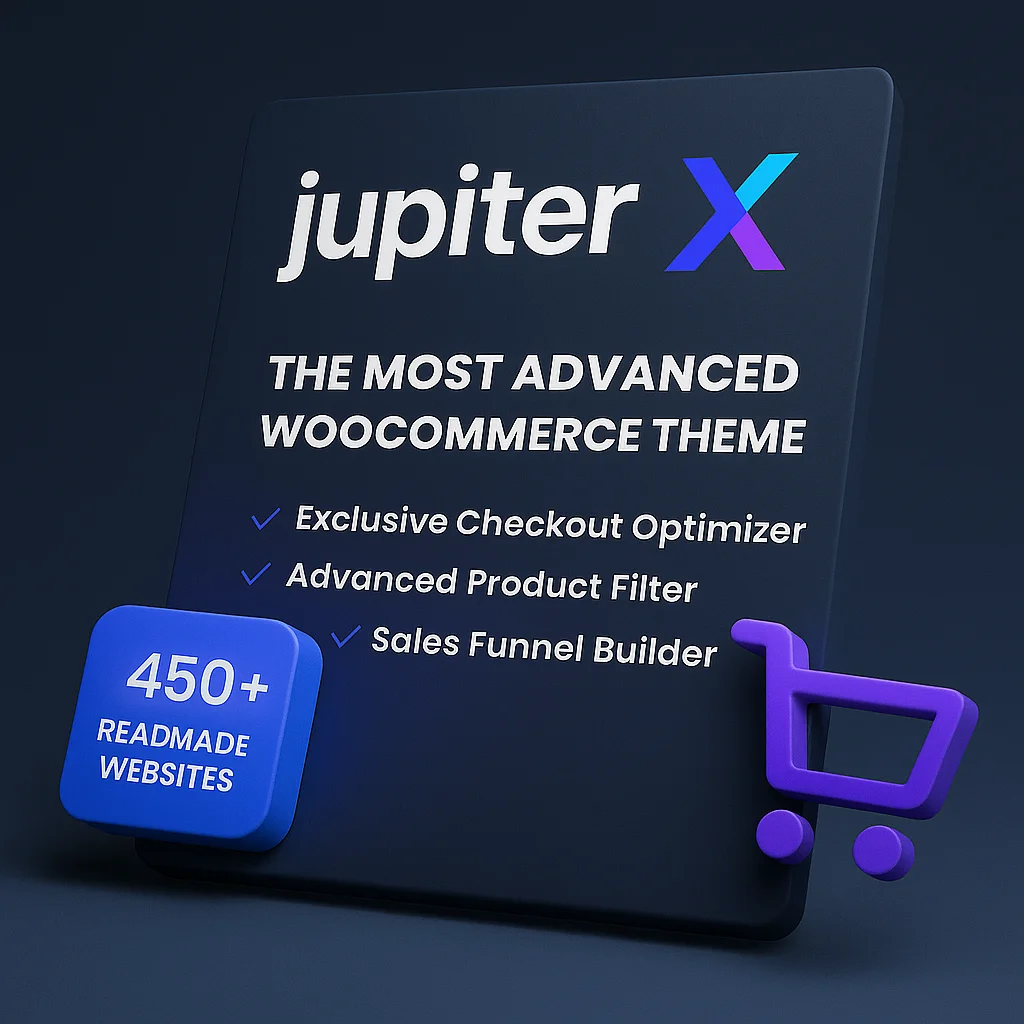 JupiterX Theme V4.14.1 - Tema de WordPress versátil y personalizable