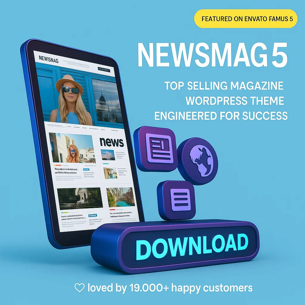 Newsmag v5.4.3.4 Tema para WordPress