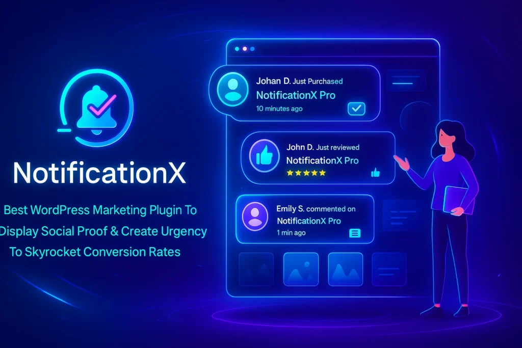 NotificationX Pro v3.0.7 - Plugin de WordPress para notificaciones en tiempo real