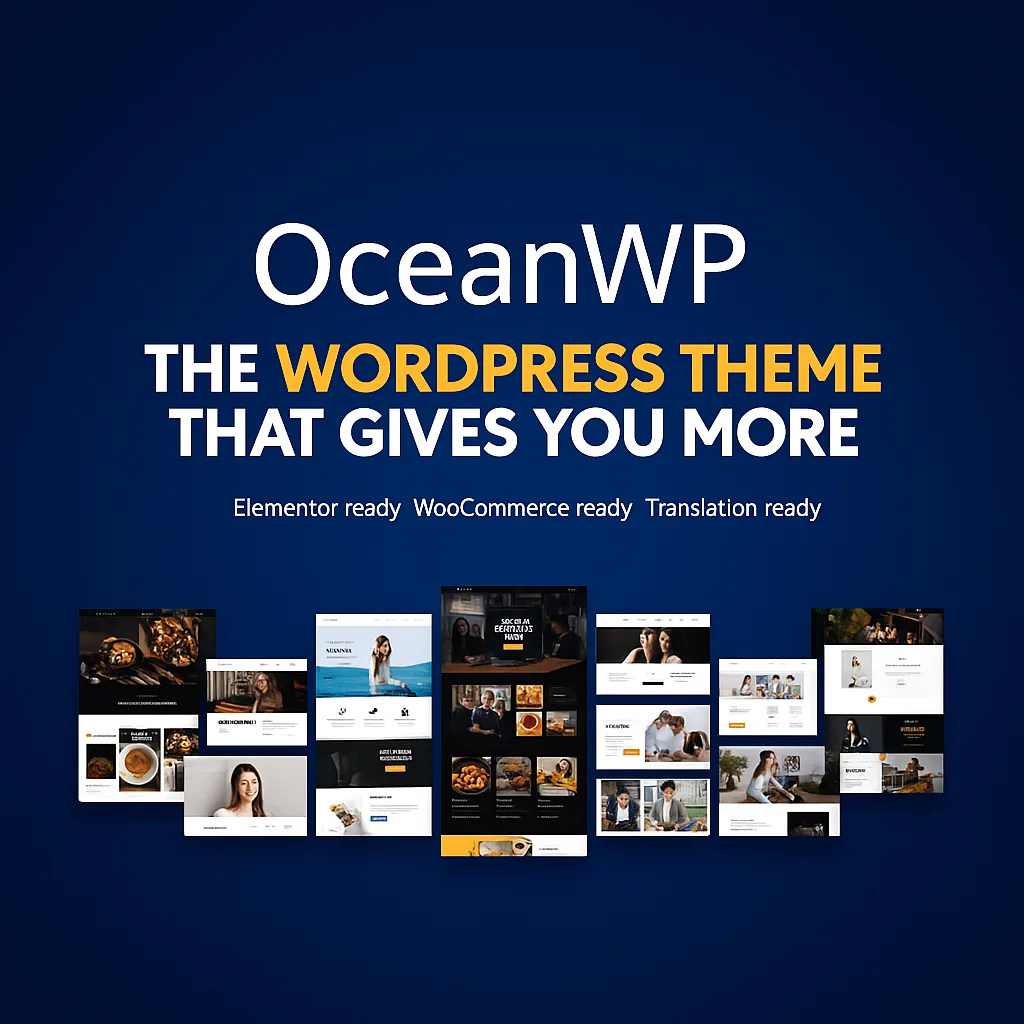 OceanWP PRO v4.0.7 Theme con extensiones para WordPress