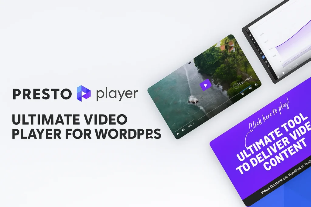 Presto Player v3.0.2 WordPress Plugin para mejorar la experiencia de video en sitios web
