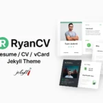 Tema de WordPress RyanCV v3.9.2 para crear currículums profesionales