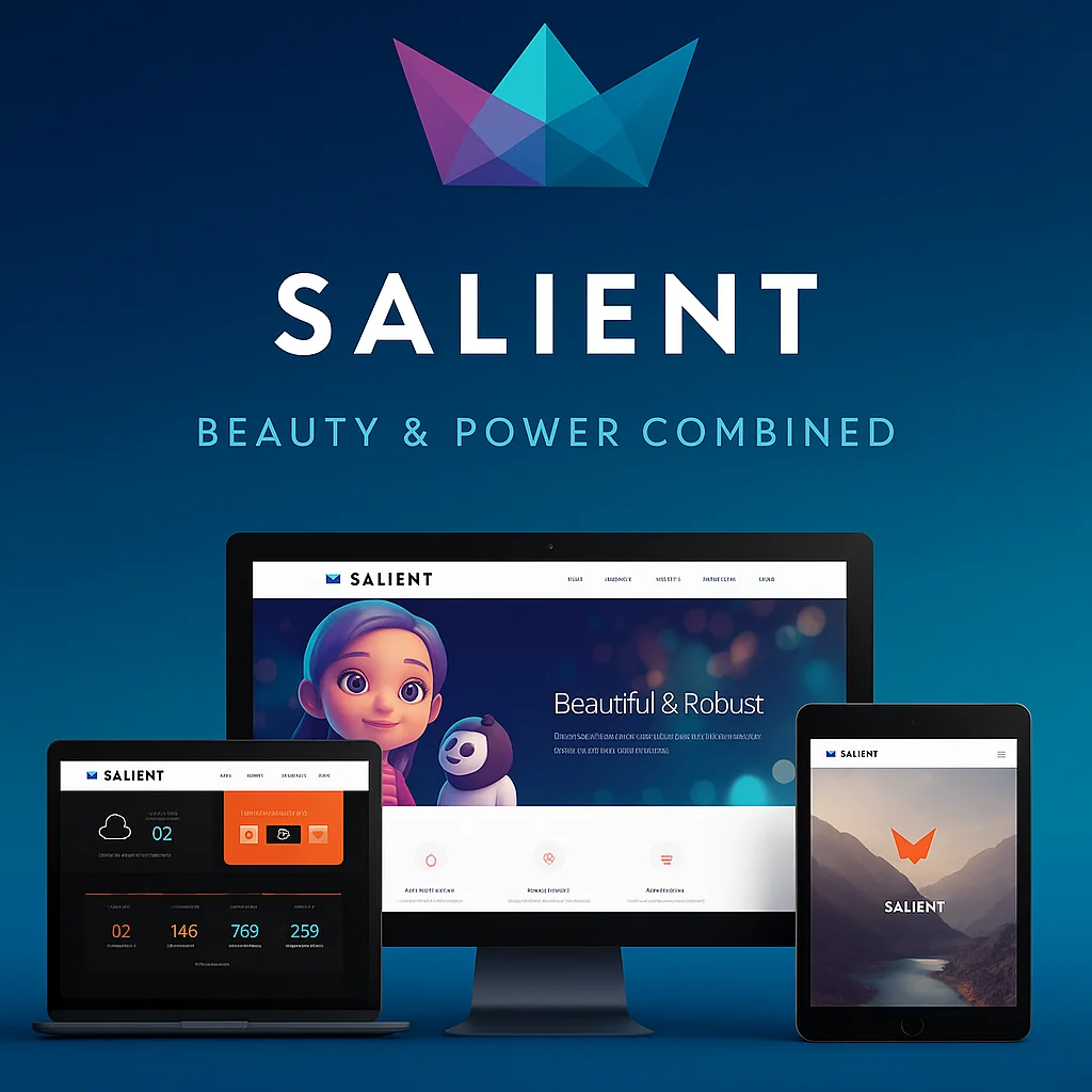 Salient WordPress Theme diseño creativo y multipropósito para WordPress