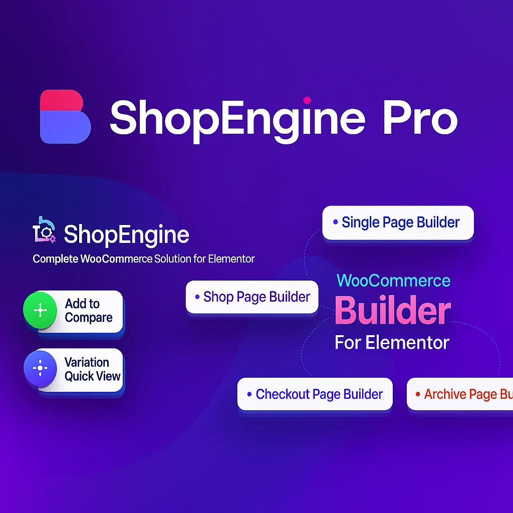 ShopEngine Pro v2.7.2 Plugin para WordPress