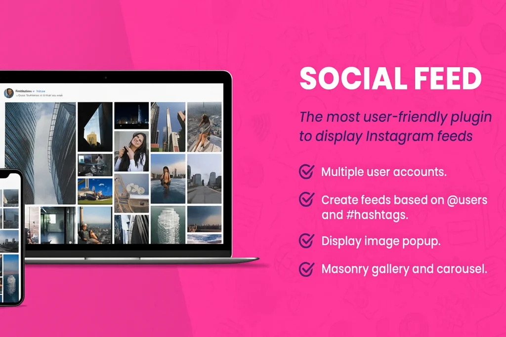 Social Feed Gallery PRO v4.4.4 Plugin para WordPress