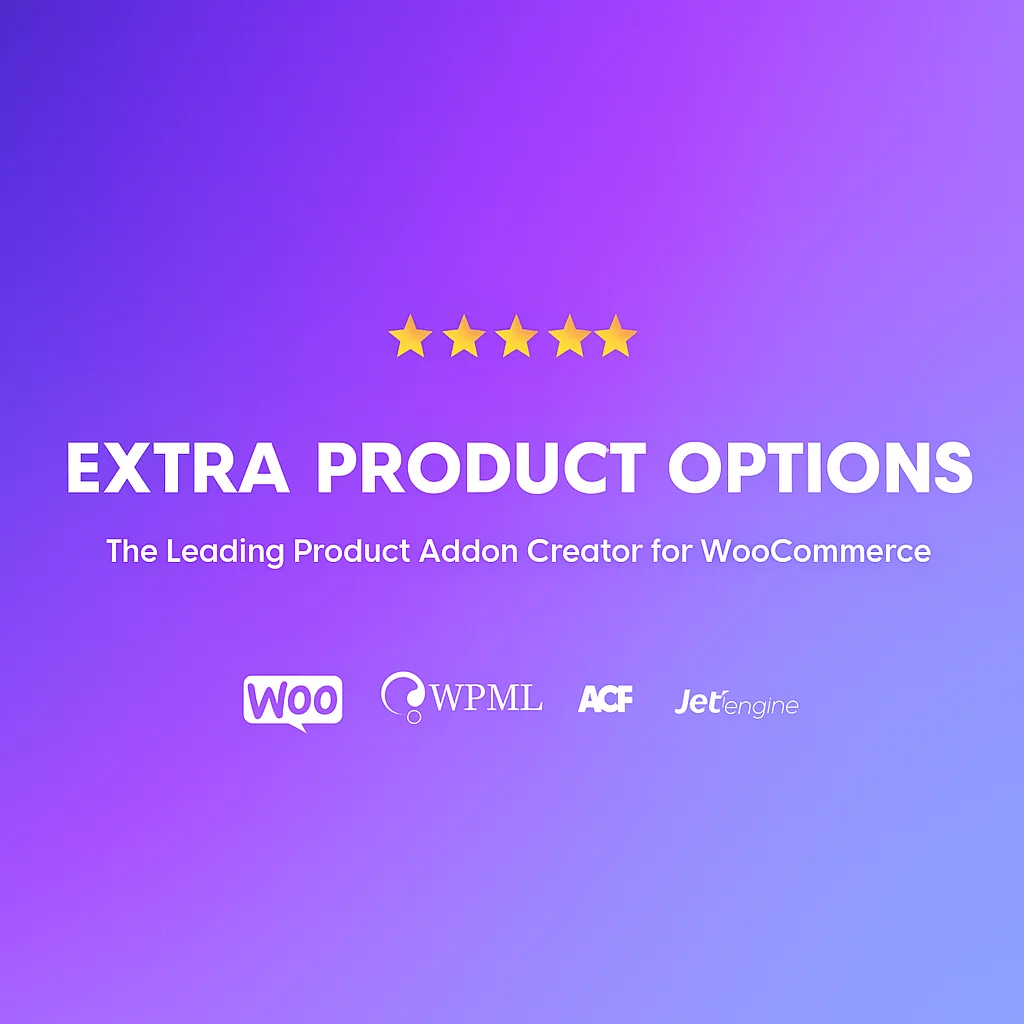 Plugin WooCommerce Extra Product Options v7.5.6 para personalización de productos