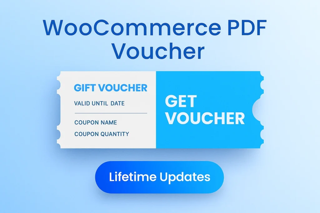 WooCommerce PDF Product Vouchers Plugin v3.12.15 para crear y gestionar vales de productos