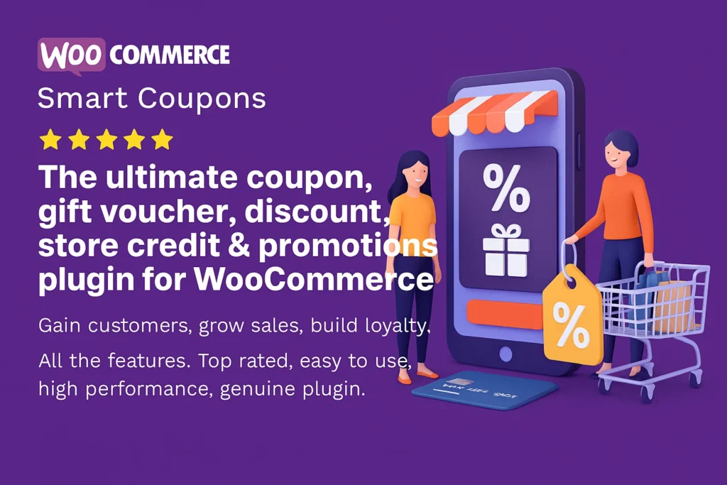 WooCommerce Smart Coupons v9.70.0 Plugin para gestión de cupones en tiendas online
