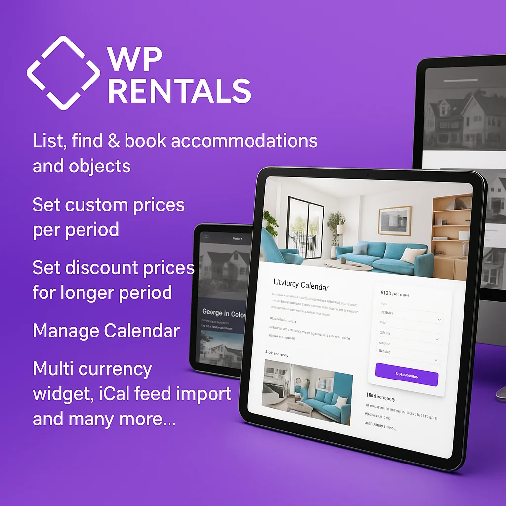 Tema WP Rentals v3.16.2 para WordPress