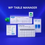 WP Table Manager v4.2.2 Plugin