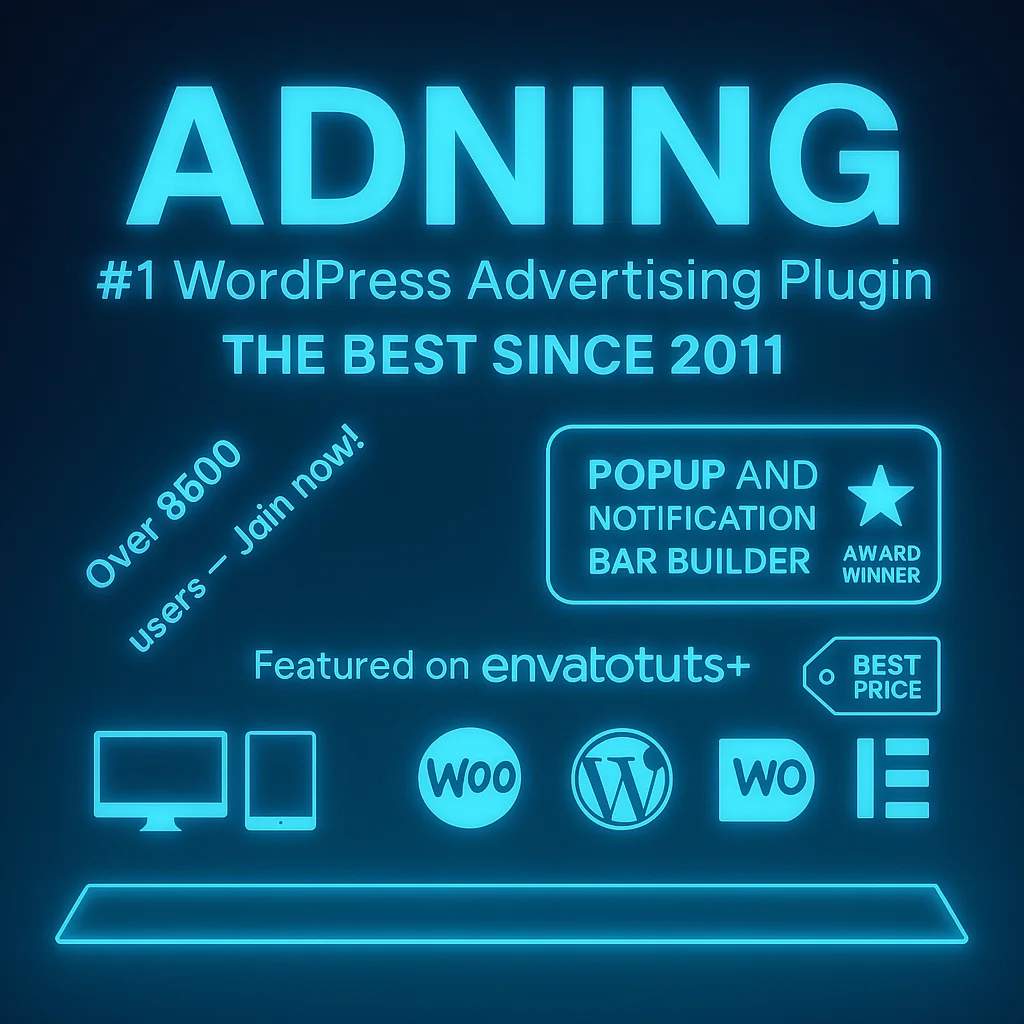 Adning Advertising v1.6.0 - Plugin de publicidad para WordPress