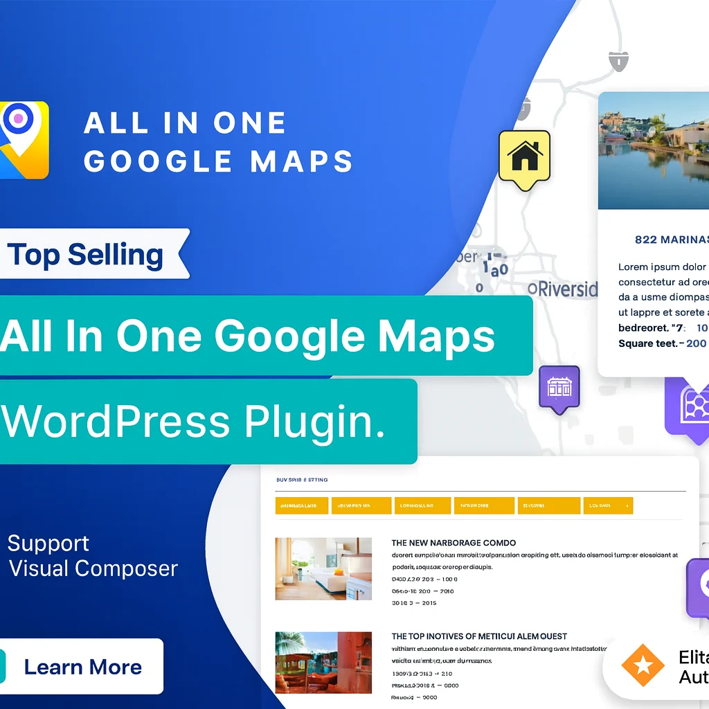 Advanced Google Maps V6.0.0 - Plugin de mapas interactivos para WordPress
