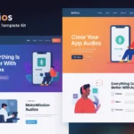 Audios App Showcase v1.0.0 - Interfaz de usuario de la aplicación de audio