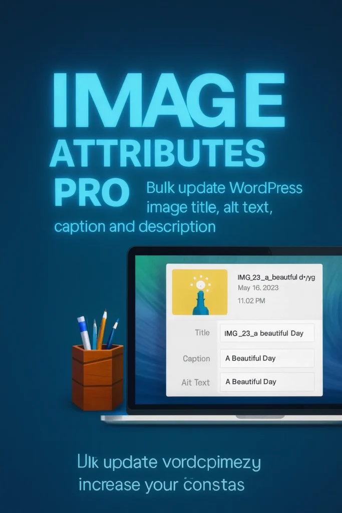 Plugin Auto Image Attributes Pro v4.7 para WordPress
