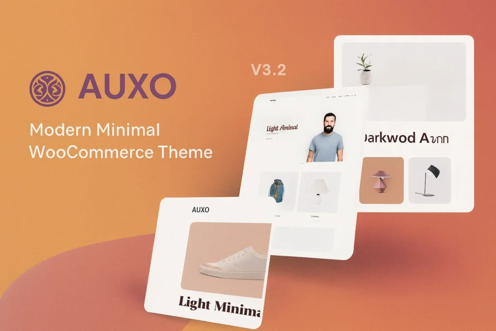 Auxo Theme WordPress v1.1.2 - Tema moderno y responsivo para WordPress