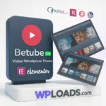 Betube Theme V3.0.7 - Tema de WordPress para videos