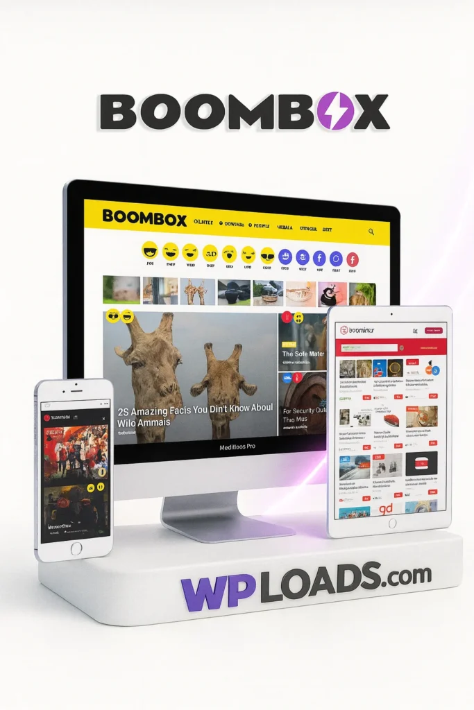 Boombox Theme V2.9.7 para WordPress