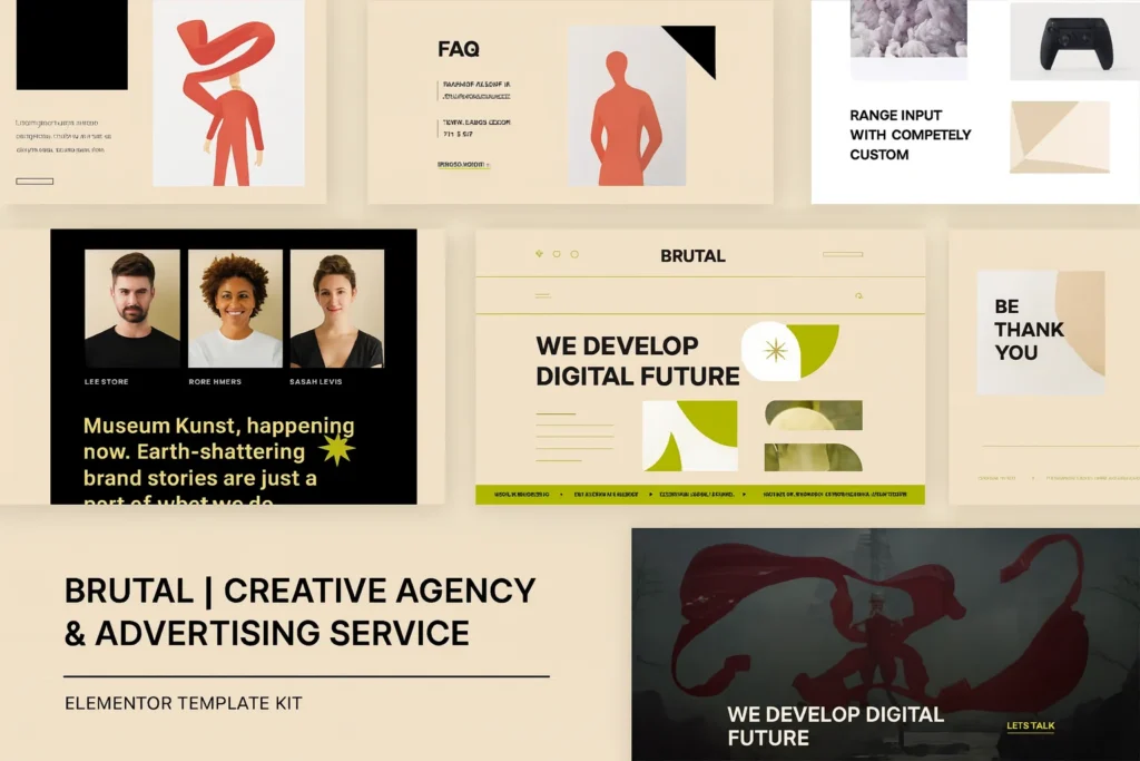 Brutal Creative Agency Advertising Service V1.0.0 - Servicio de publicidad innovador