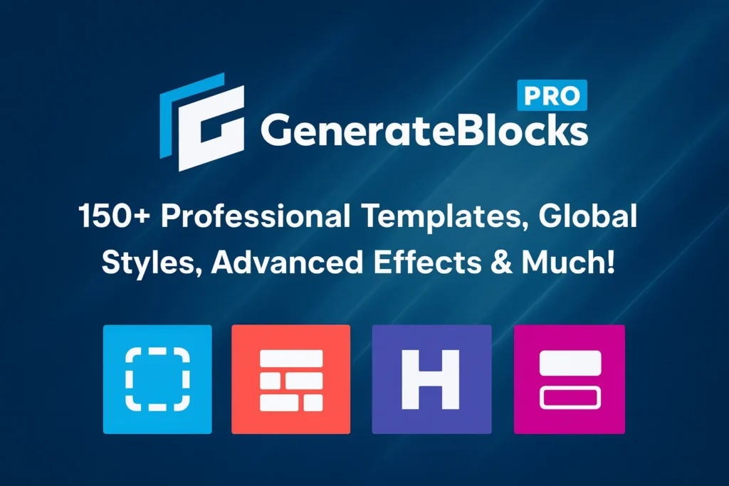 GenerateBlocks Pro WordPress bloques avanzados para Gutenberg