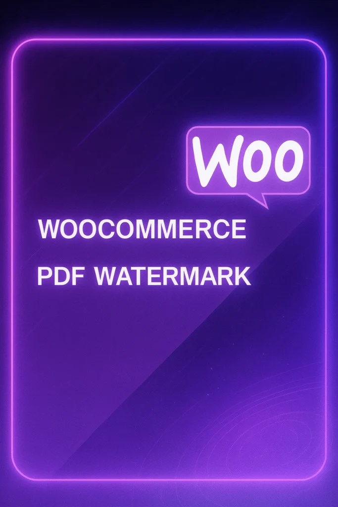Plugin WooCommerce PDF Watermark v1.9.8 para proteger documentos PDF con marcas de agua