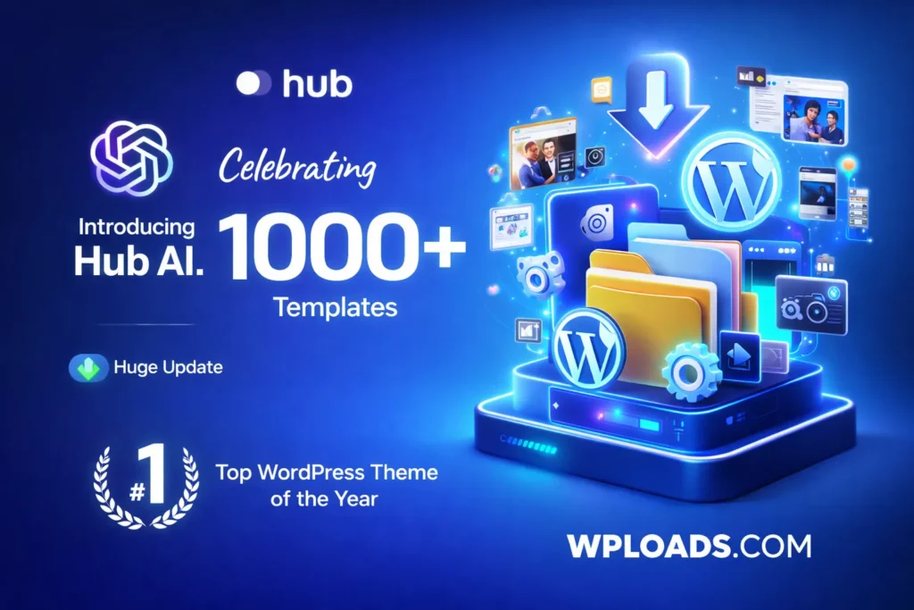 Hub WordPress Theme – tema multipropósito moderno y flexible para empresas, startups y sitios web profesionales