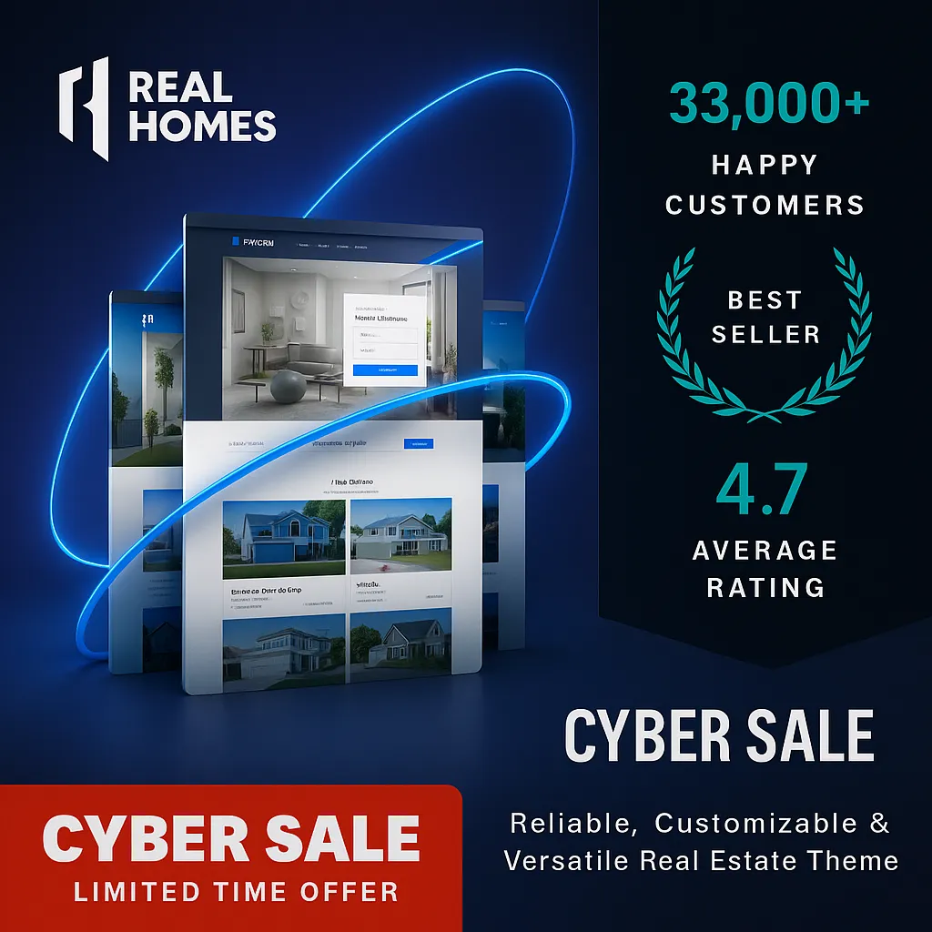 Tema de WordPress RealHomes v4.4.6 para diseño de propiedades y bienes raíces