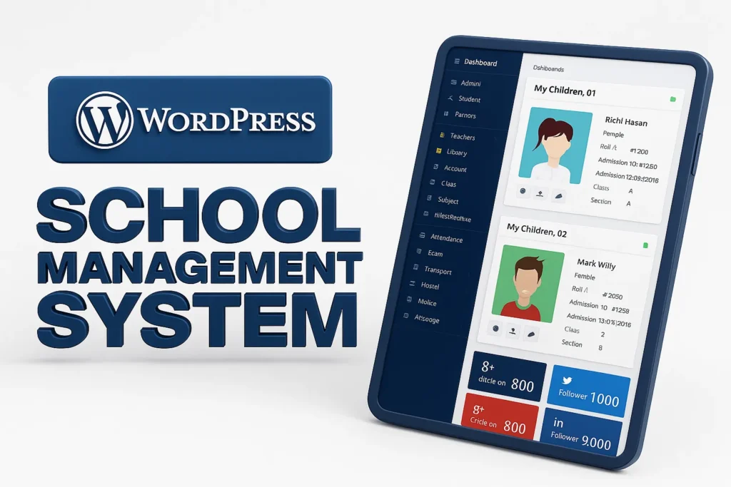 School Management Pro v10.6.9 Plugin para gestión escolar en WordPress