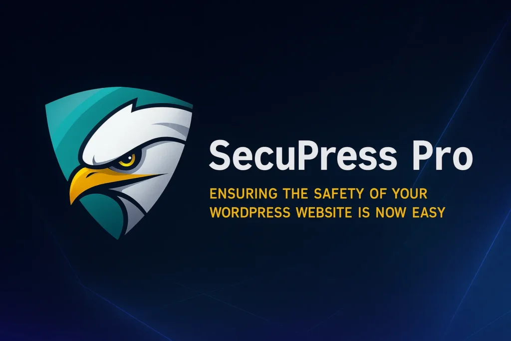 Logo de SecuPress Pro – plugin de seguridad avanzada para proteger sitios WordPress contra malware, ataques y accesos no autorizados.