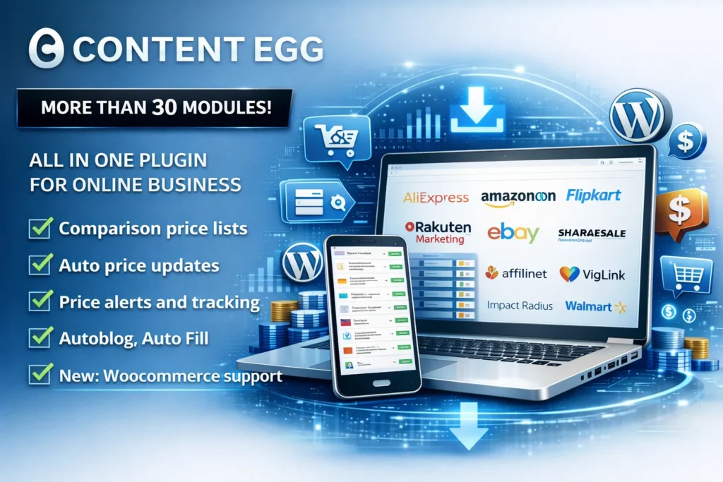Content Egg WP Plugin – plugin WordPress afiliados y comparador de precios