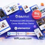 EduMall WordPress Theme – tema educativo para cursos online, academias y e-learning compatible con LMS y Elementor