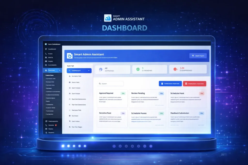 “Smart Admin Assistant Pro Plugin – plugin WordPress para automatizar tareas administrativas inteligentes”