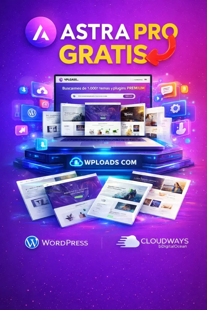 Astra Pro gratis plugin premium para WordPress descarga actualizada
