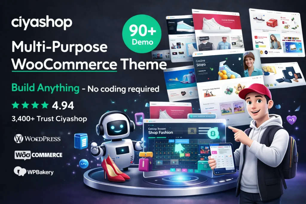 CiyaShop WordPress Theme para tiendas online WooCommerce