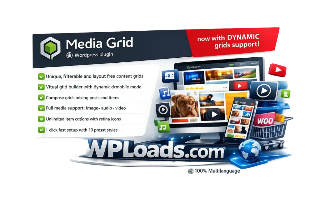 Media Grid WordPress Plugin creando galerías y portfolio responsive optimizado para SEO