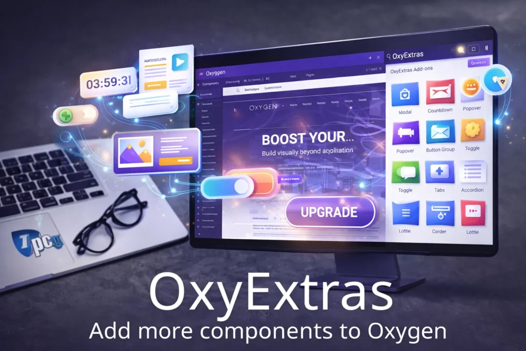 Oxy Extras WordPress Plugin con elementos avanzados para Oxygen Builder