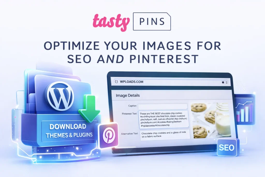 Tasty Pins WordPress Plugin para optimizar imágenes en Pinterest