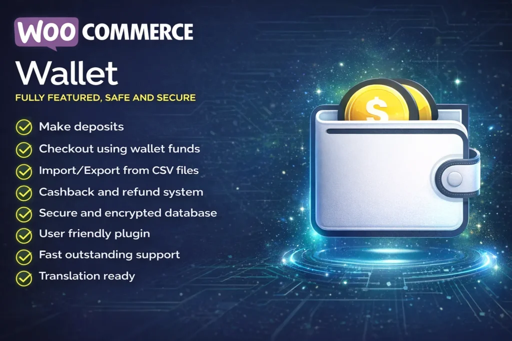 WooCommerce Wallet Plugin con monedero virtual y saldo para clientes