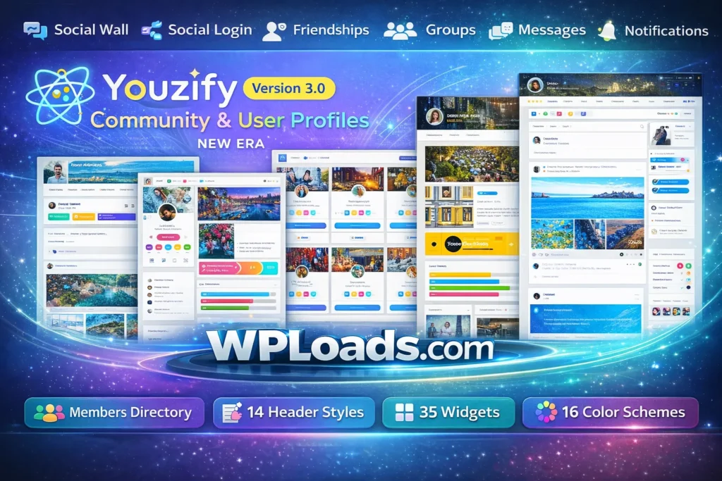 Youzify WordPress Plugin para crear comunidad y red social con BuddyPress